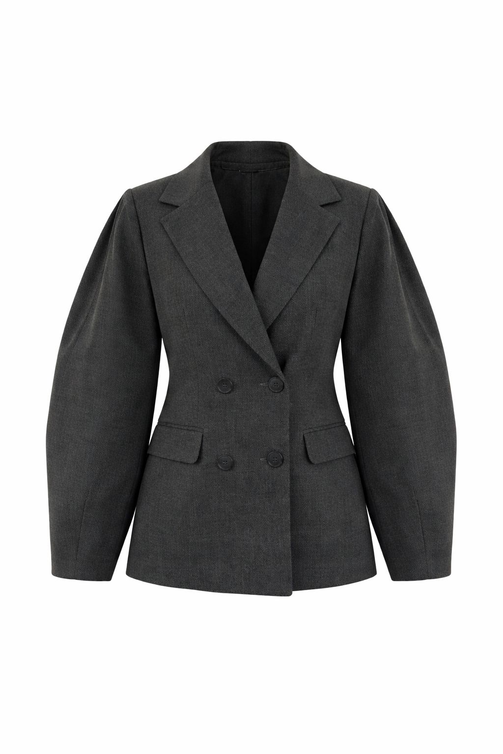 Balloon Blazer Jacket Grey